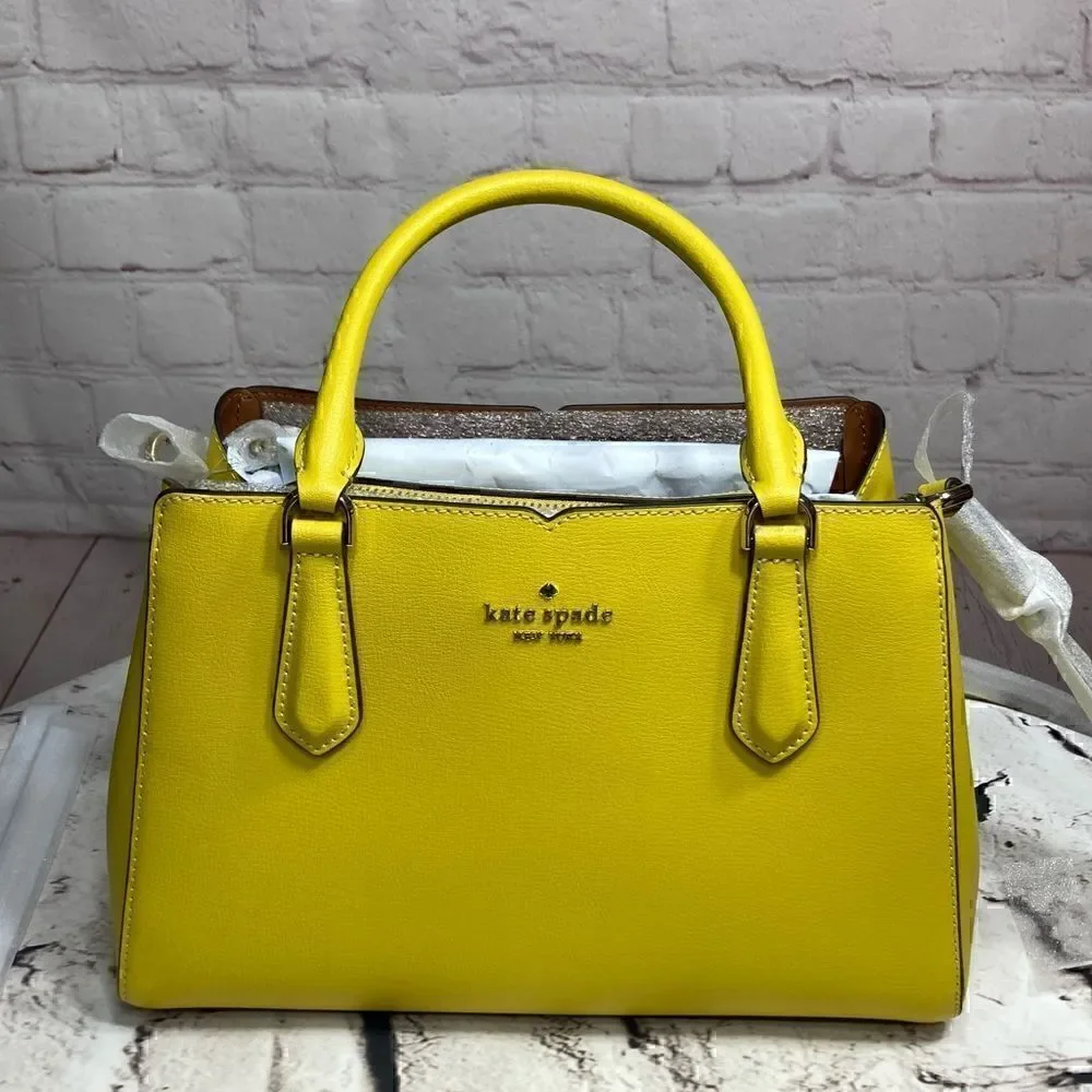 KATE SPADE TIPPY SMALL LEATHER SATCHEL BAG NWT